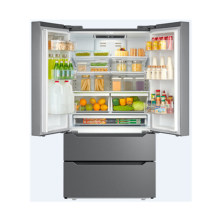 22.5cuft No Frost French Door Side by Side Refrigerator with Icemaker